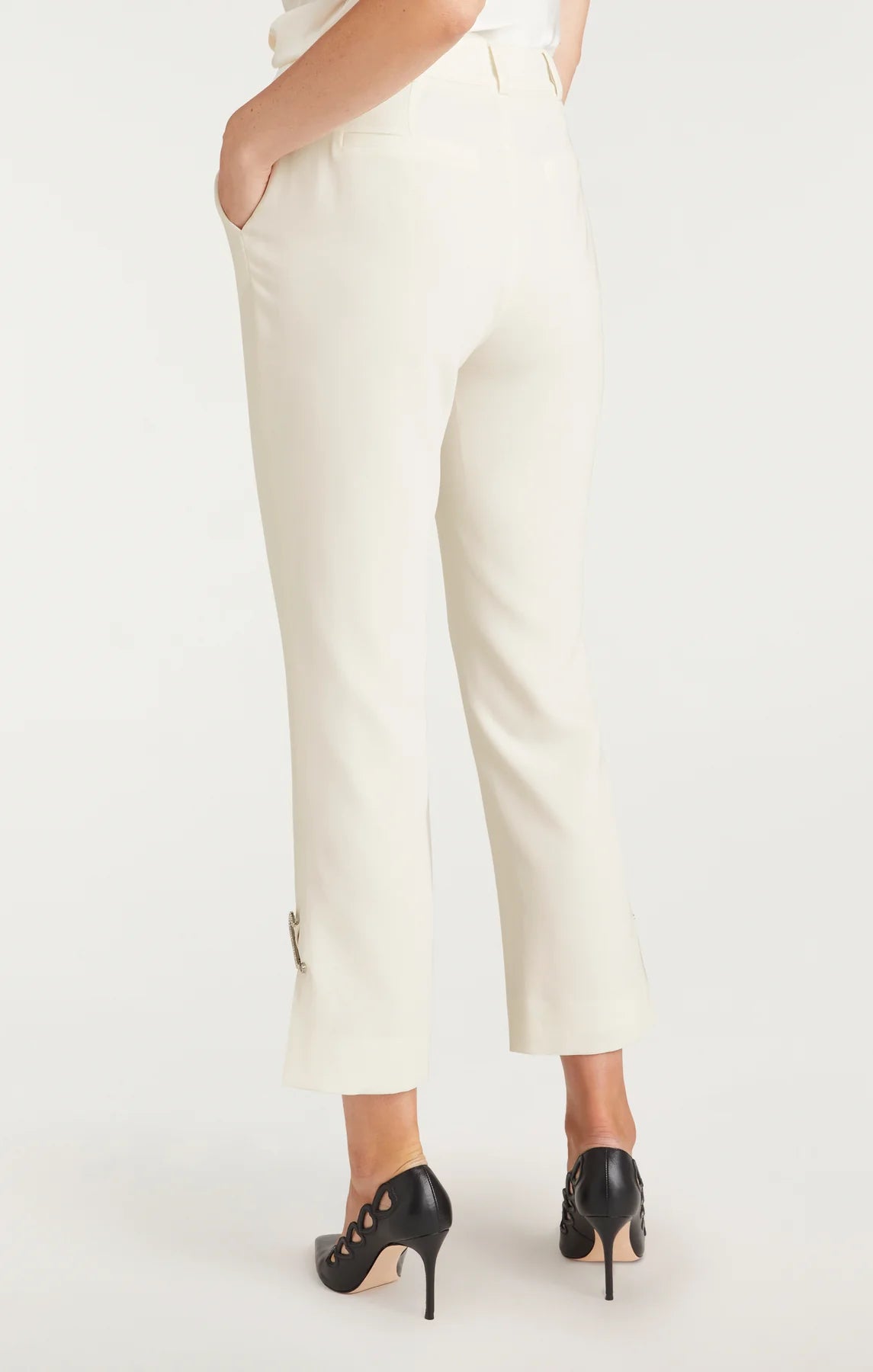 RHINESTONE PIN CROPPED KERRY PANT