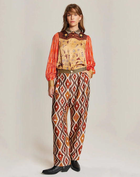 GRACE CROPPED SHIRT