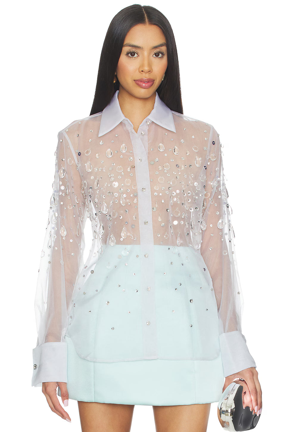 EUGENIA EMBELLISHED BLOUSE