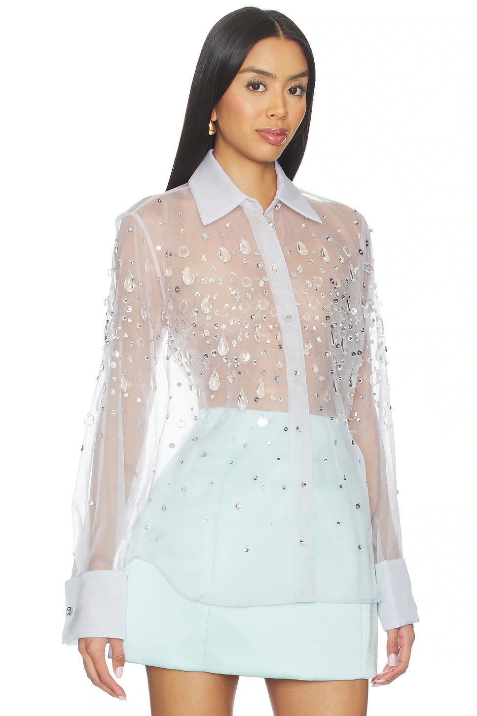 EUGENIA EMBELLISHED BLOUSE