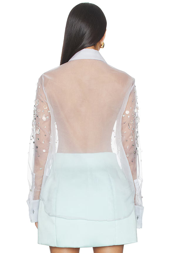 EUGENIA EMBELLISHED BLOUSE