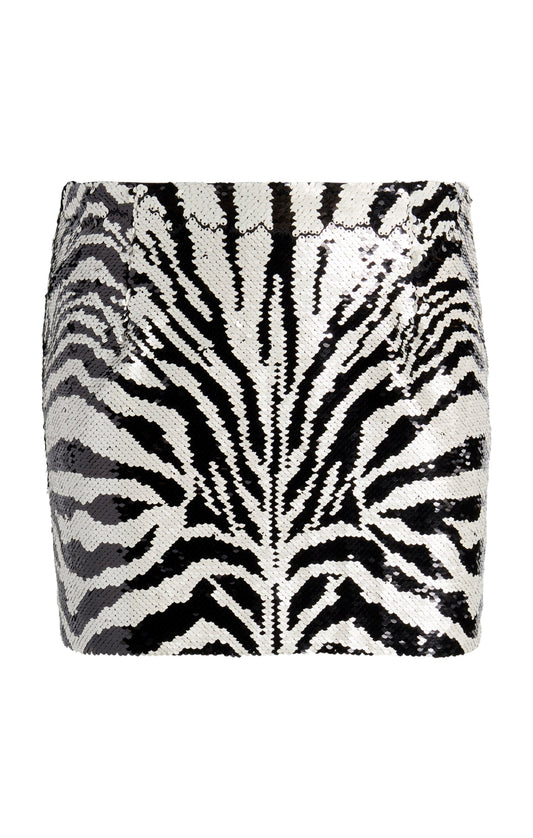 SEQUIN ZEBRA JUNO SKIRT