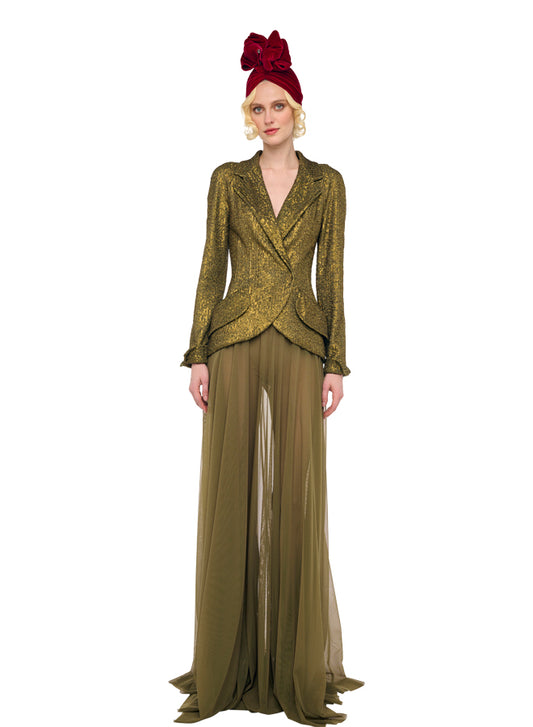 FLARED SKIRT W/ LEGGING