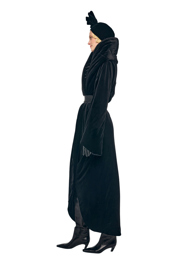 OS SHAWL COLLAR MAXI COAT