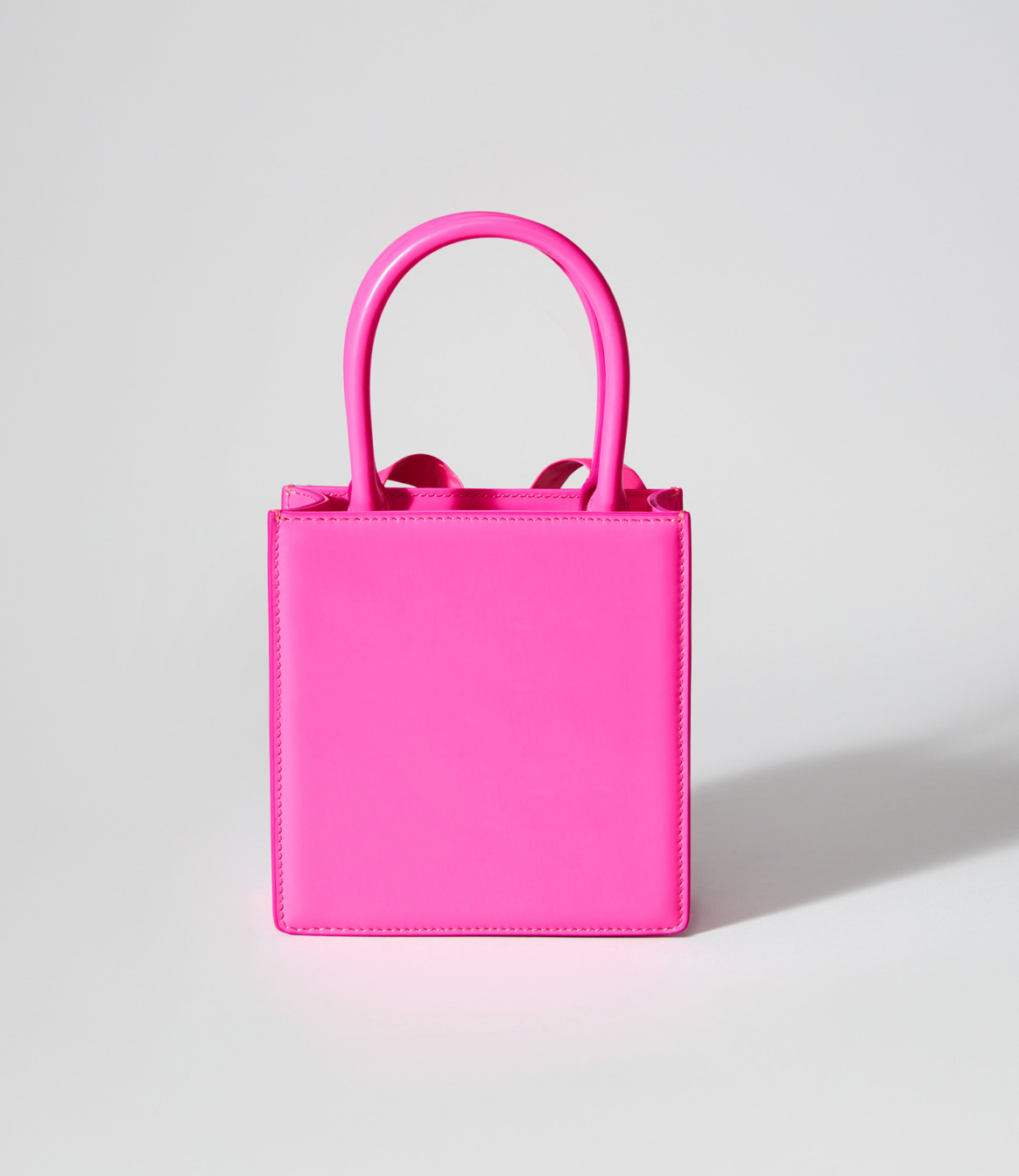 Pink Bow Mini Tote Bag