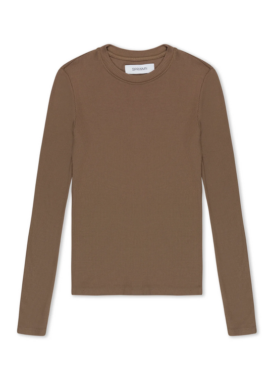 RIB L/S BABY TEE