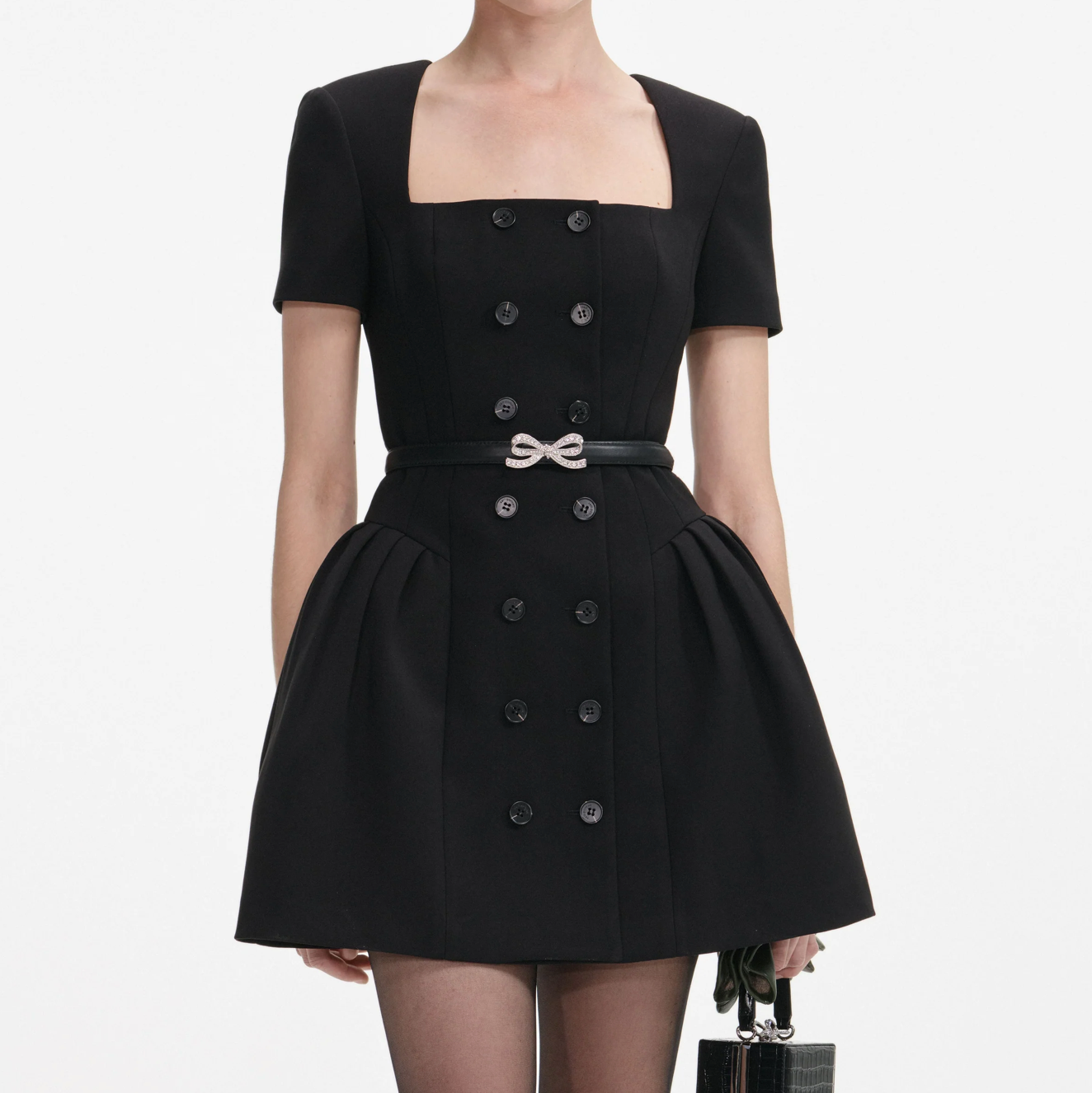 CREPE SHORTS LEEVE MINI