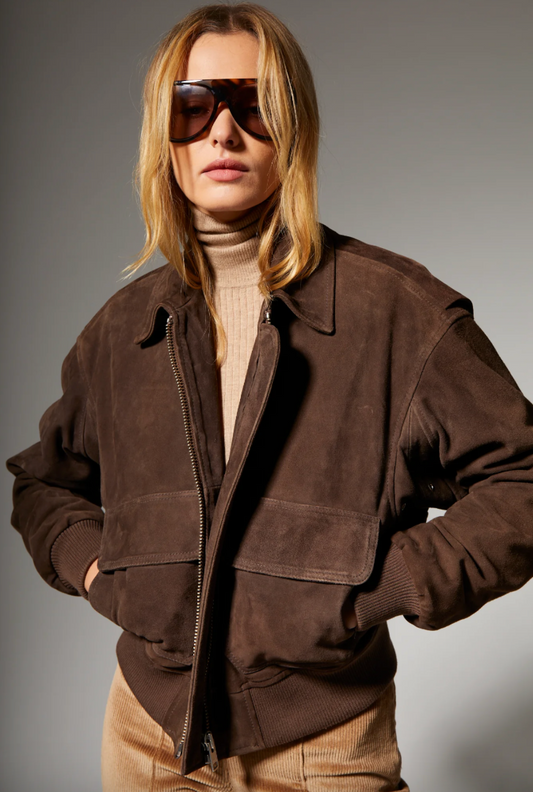 CROPPED AVIATOR JACKET