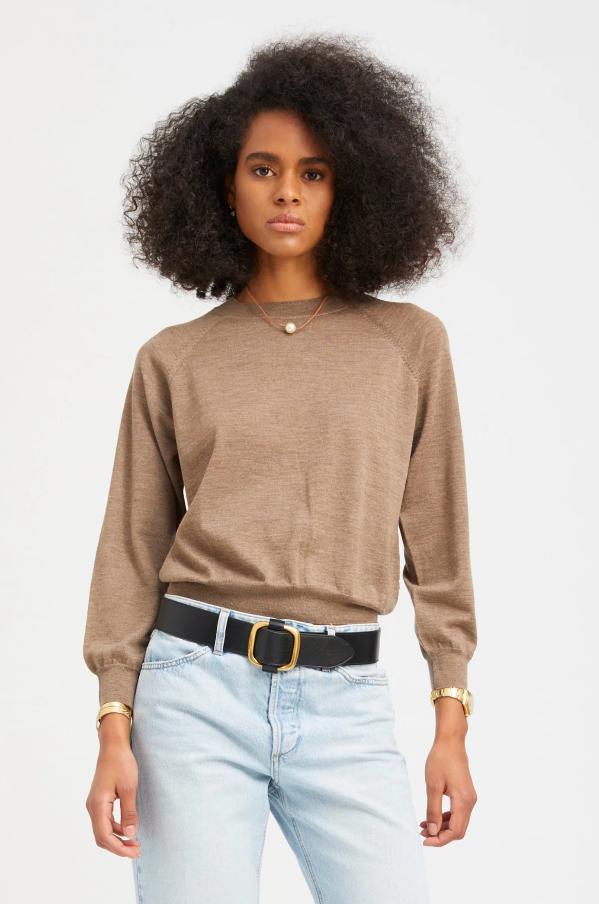 CASHMERE RAGLAN SWEATER