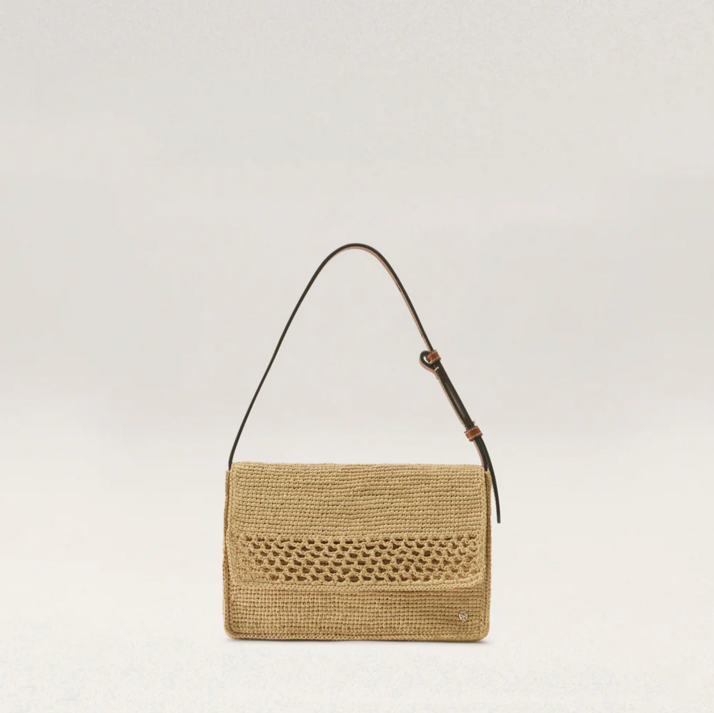 POPPY RAFFIA CROCHET CROSSBODY