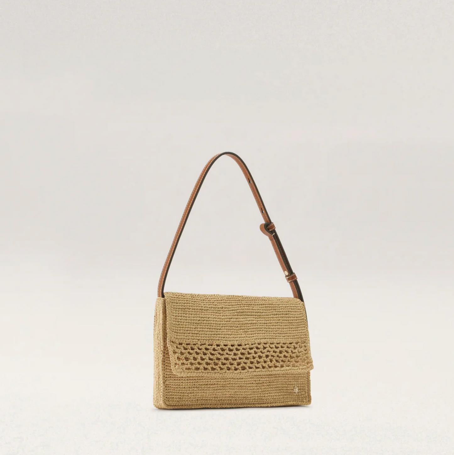 POPPY RAFFIA CROCHET CROSSBODY