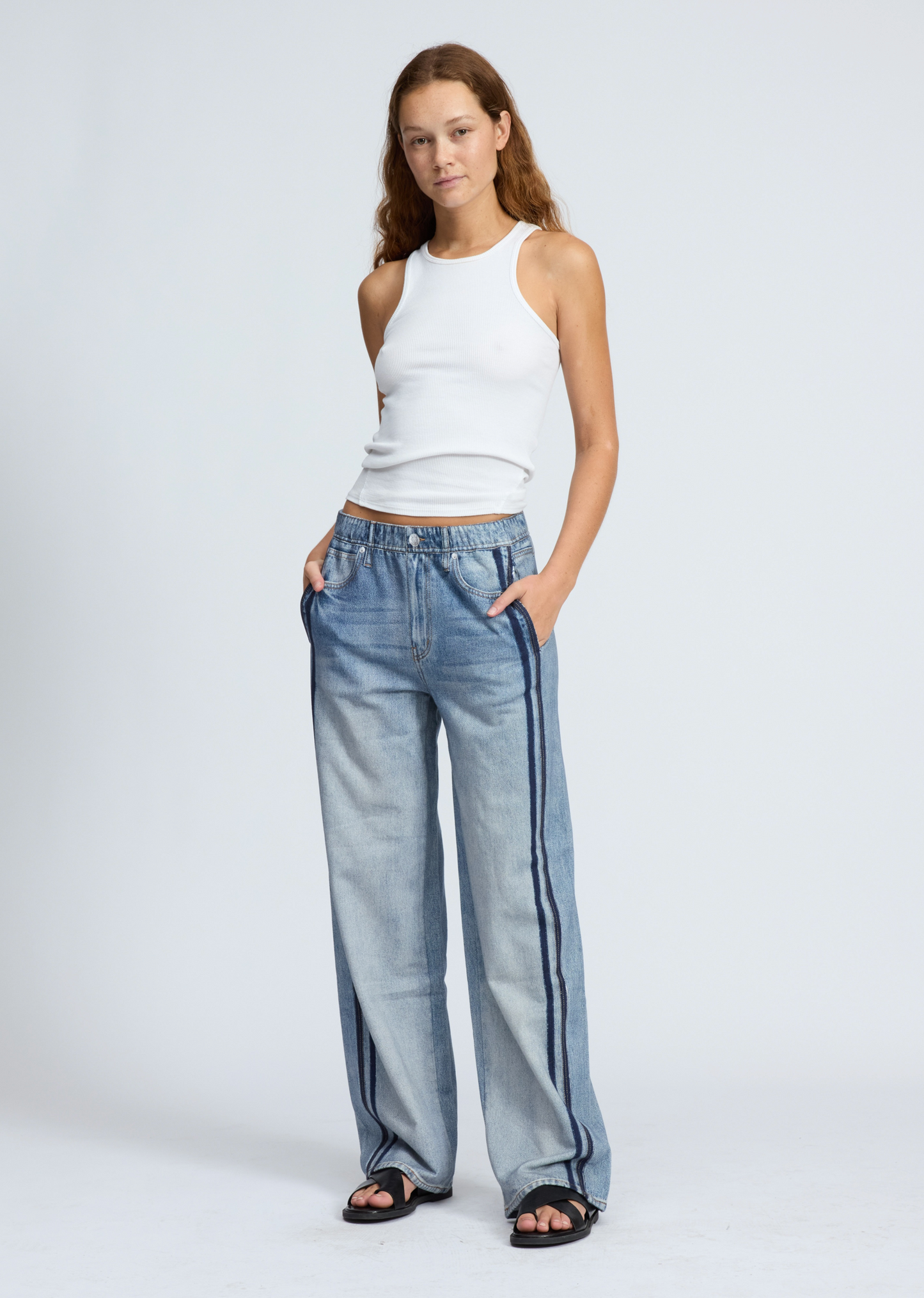 MIRAMAR TERRY WIDE TRACK PANT
