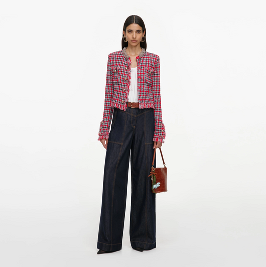 DENIM STRAIGHT LEG JEANS