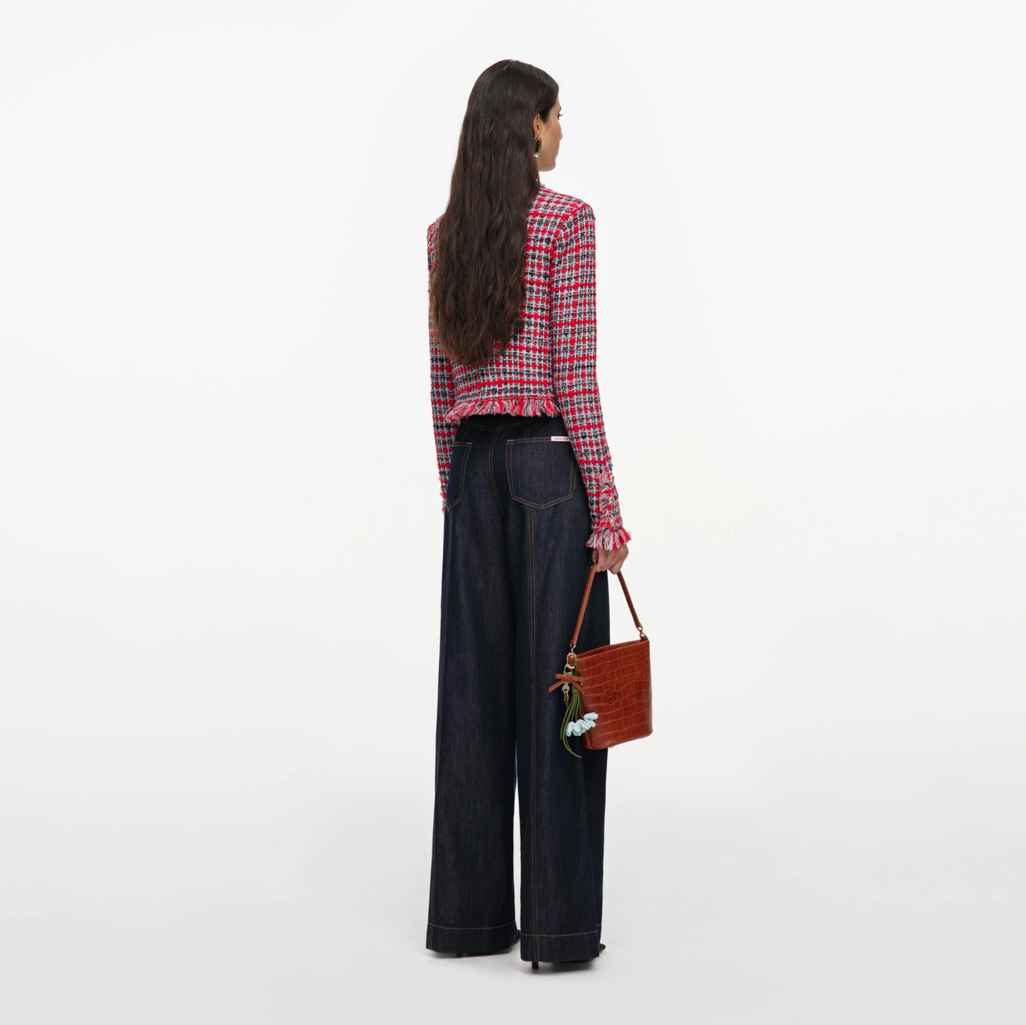 DENIM STRAIGHT LEG JEANS