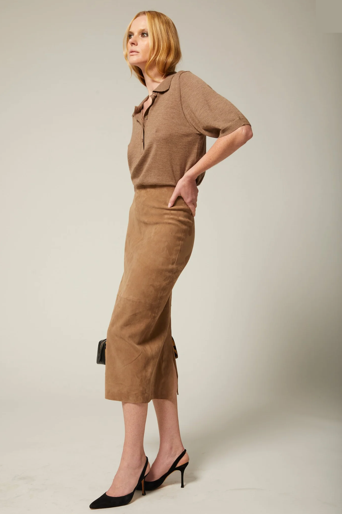 LEATHER TUBE SKIRT