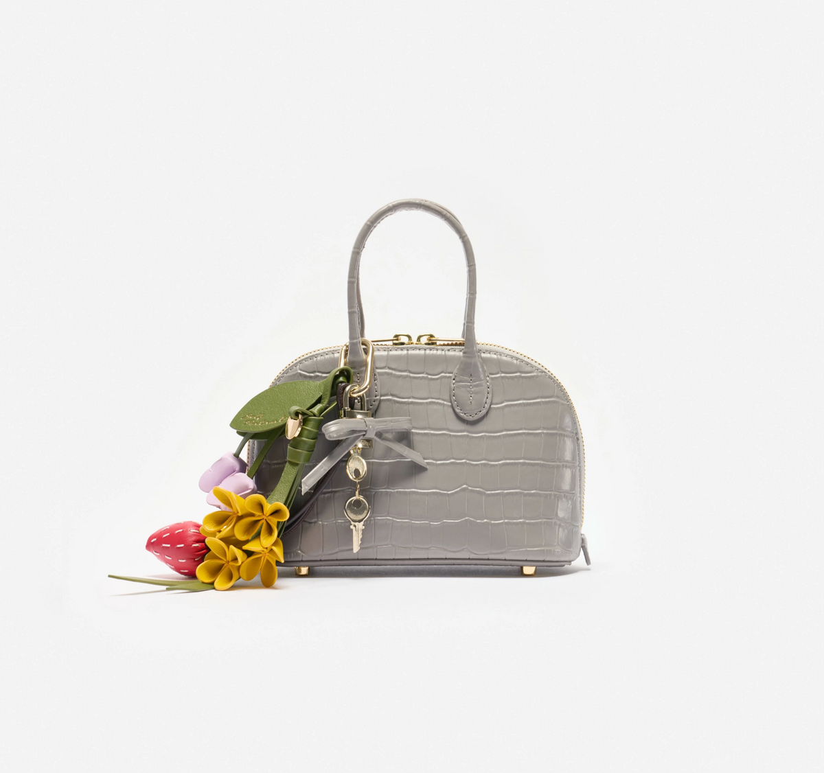 CROC LEATHER TOAST MINI BAG