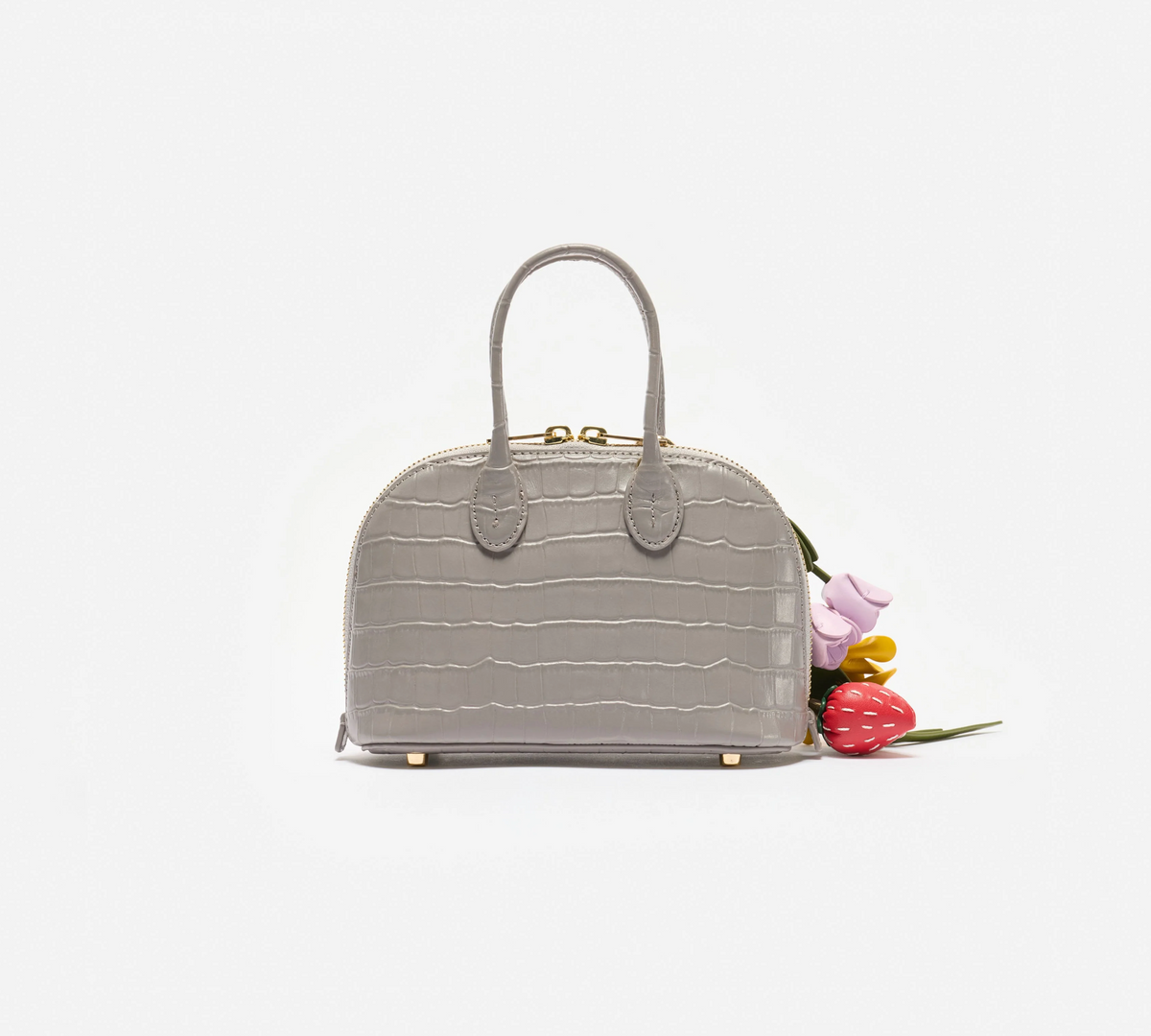 CROC LEATHER TOAST MINI BAG