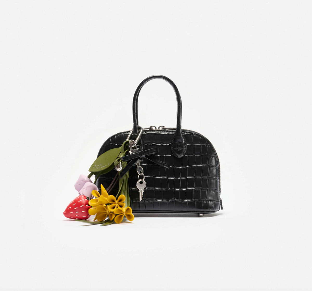 CROC LEATHER TOAST MINI BAG