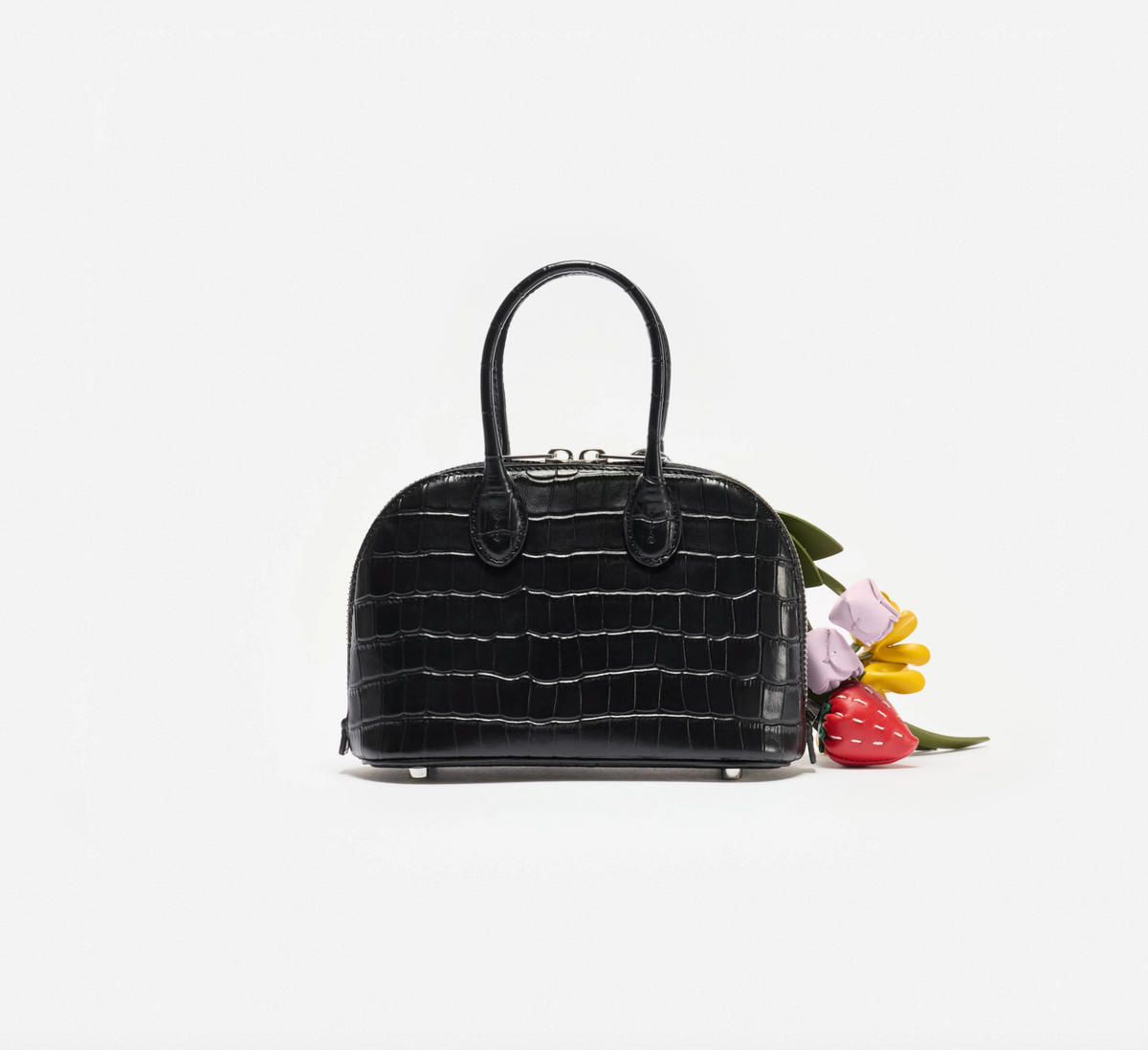 CROC LEATHER TOAST MINI BAG