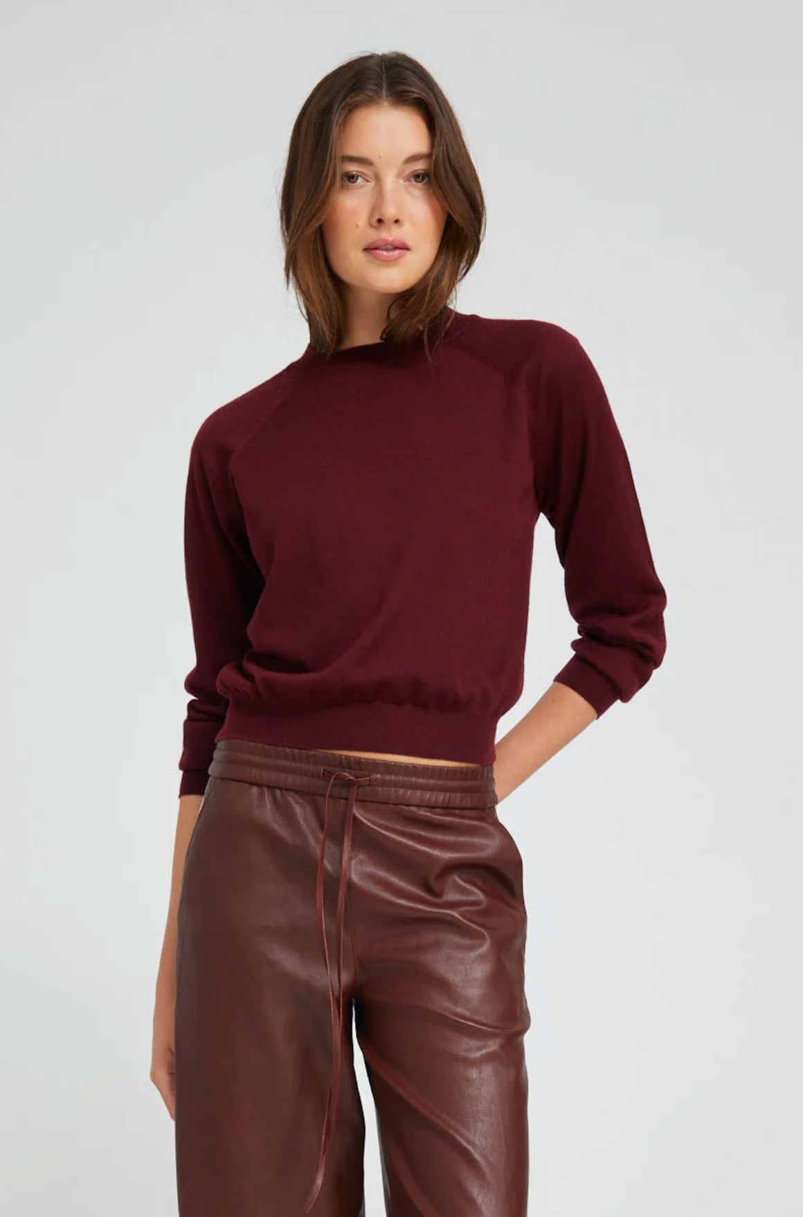CASHMERE RAGLAN SWEATER