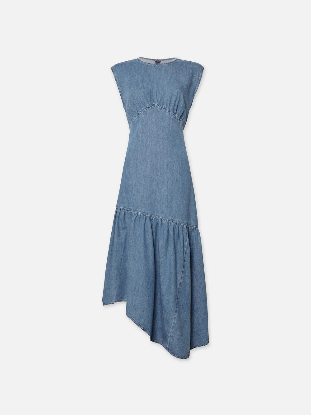 GATHERED TIER HEM DRESS