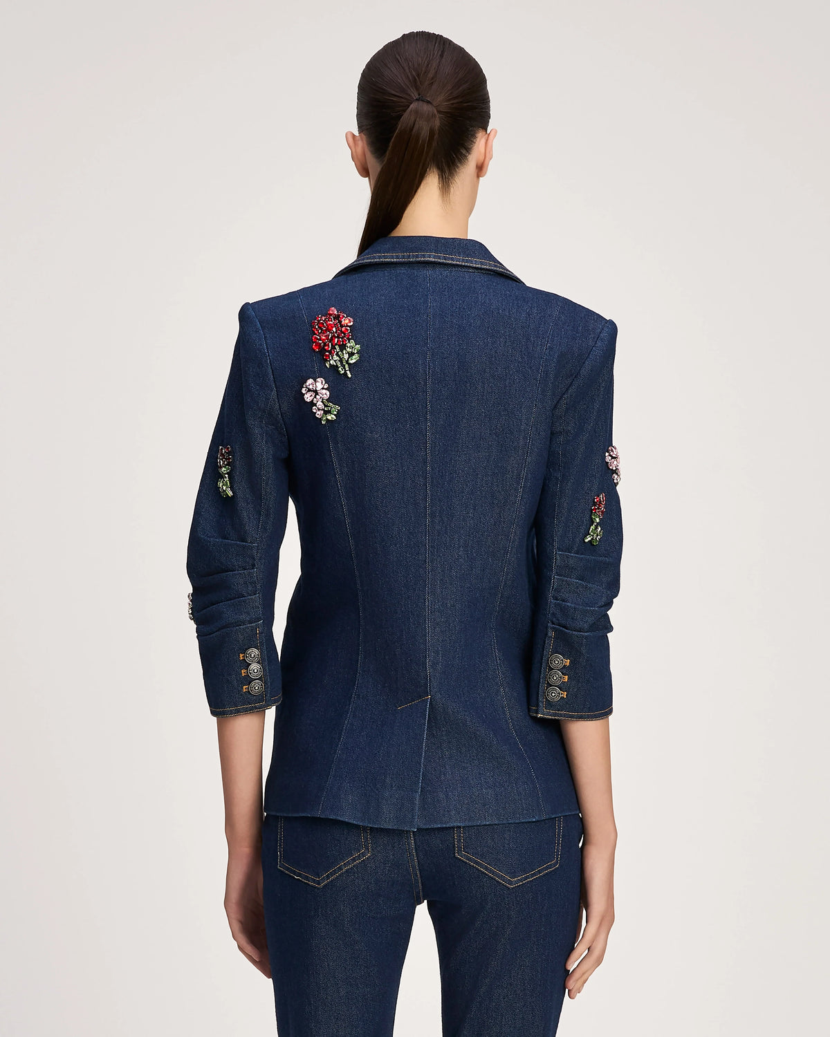 RHINESTONE ROSES KHLOE BLAZER