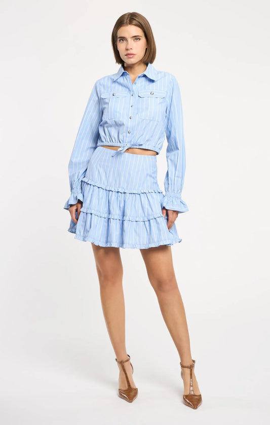 LILI STRIPE THEA SKIRT