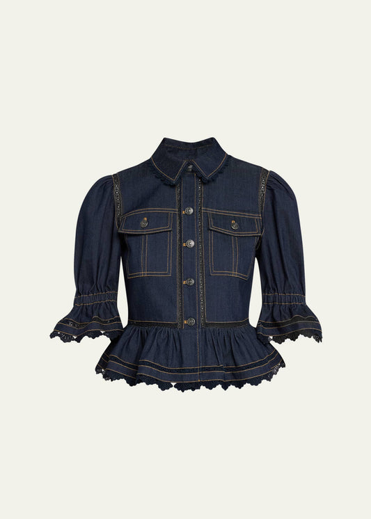 GUIPURE LACE SYLVIA JACKET
