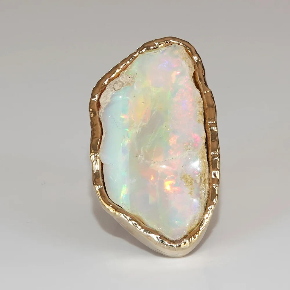 Free Form Ethiopian Opal Ring