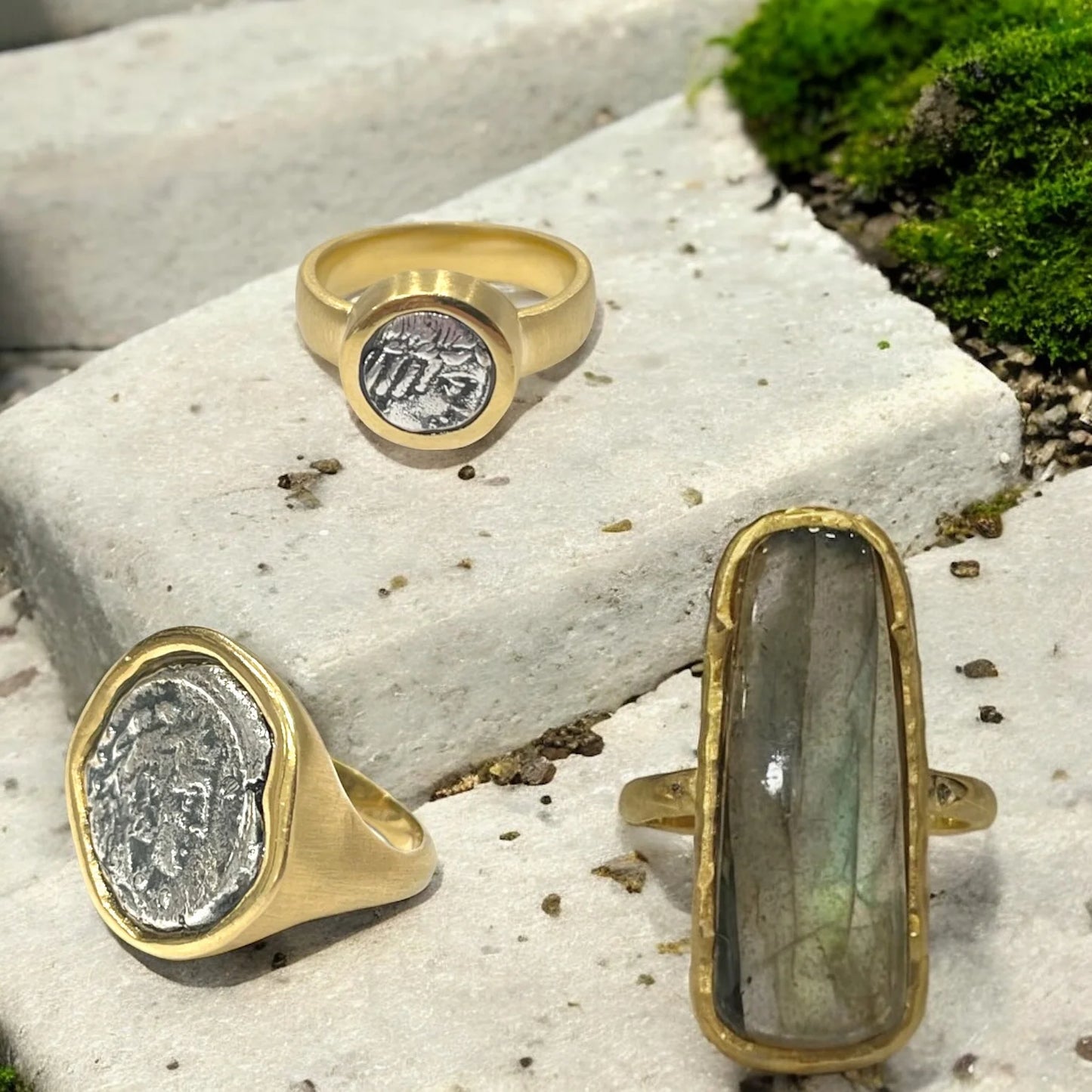 ROMAN MAN COIN RING